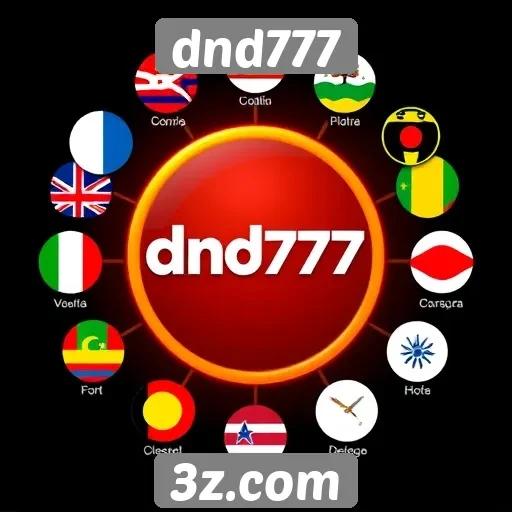 dnd777 oferece suporte a múltiplos idiomas para jogadores